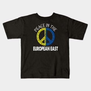 Ukrainian Peace In The European East Kids T-Shirt